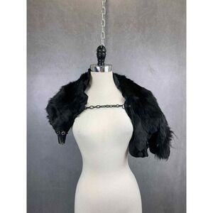 1930s Hudson Bay Fox Fur and‎ Silk Stole
